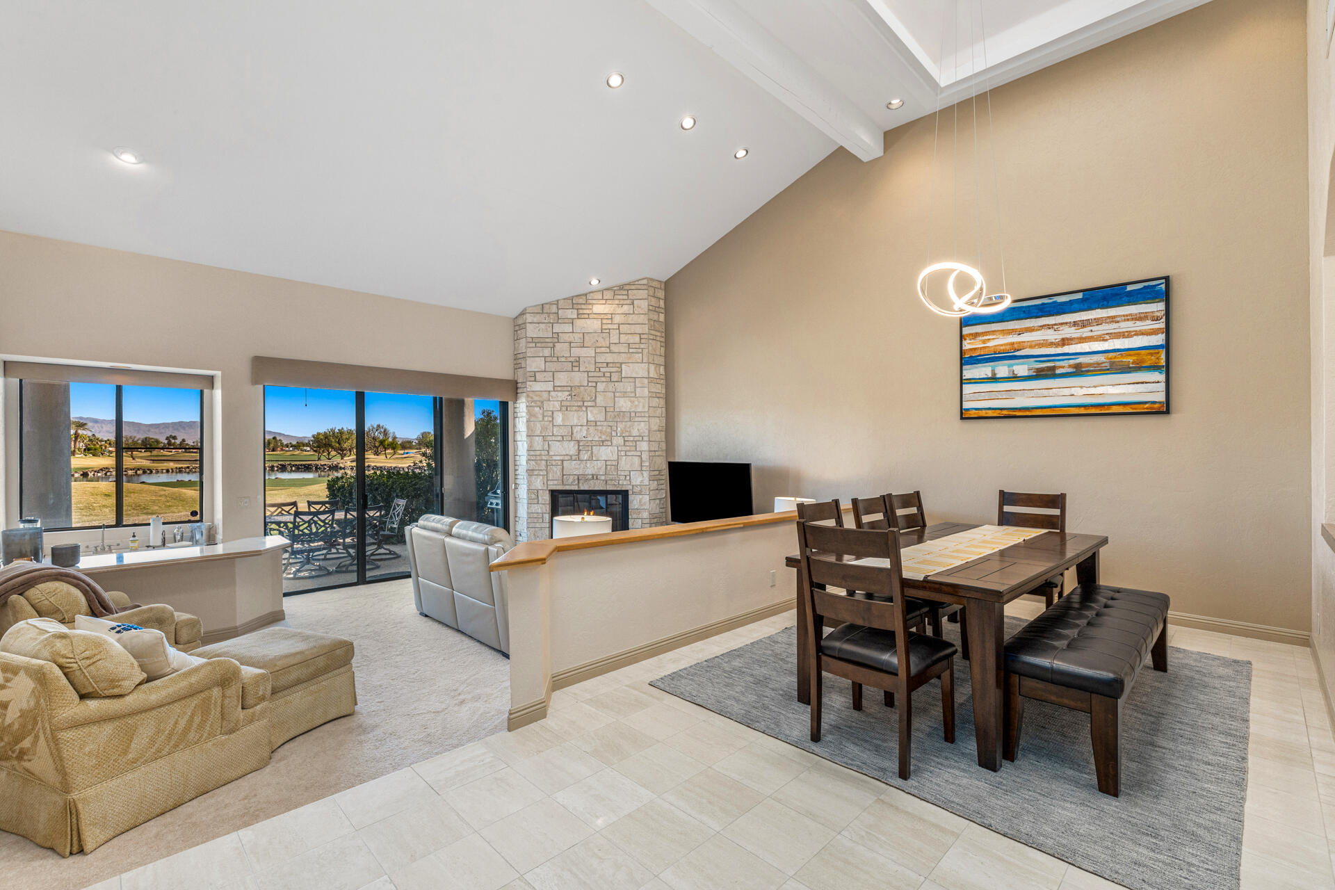 55764 Oak-Tree La Quinta, CA 92253 - Photo 13 of 50 a living room with furniture and a large window