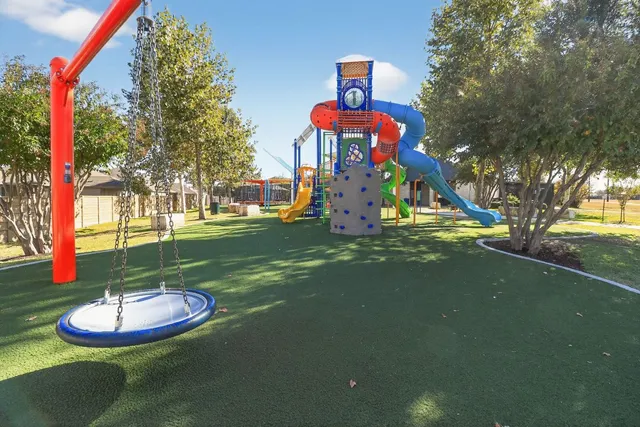 a view of outdoor space with garden and entertaining space
