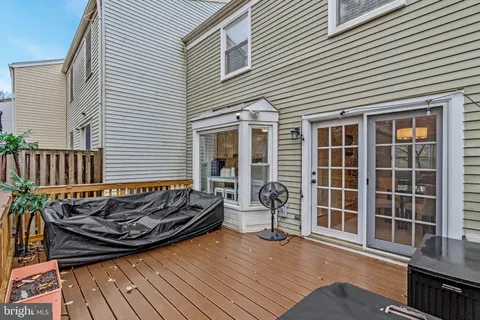 a view of a park with swings