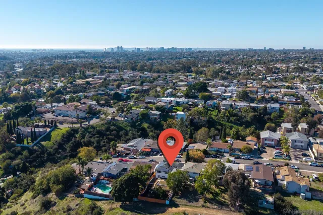 a view of a house with a patio