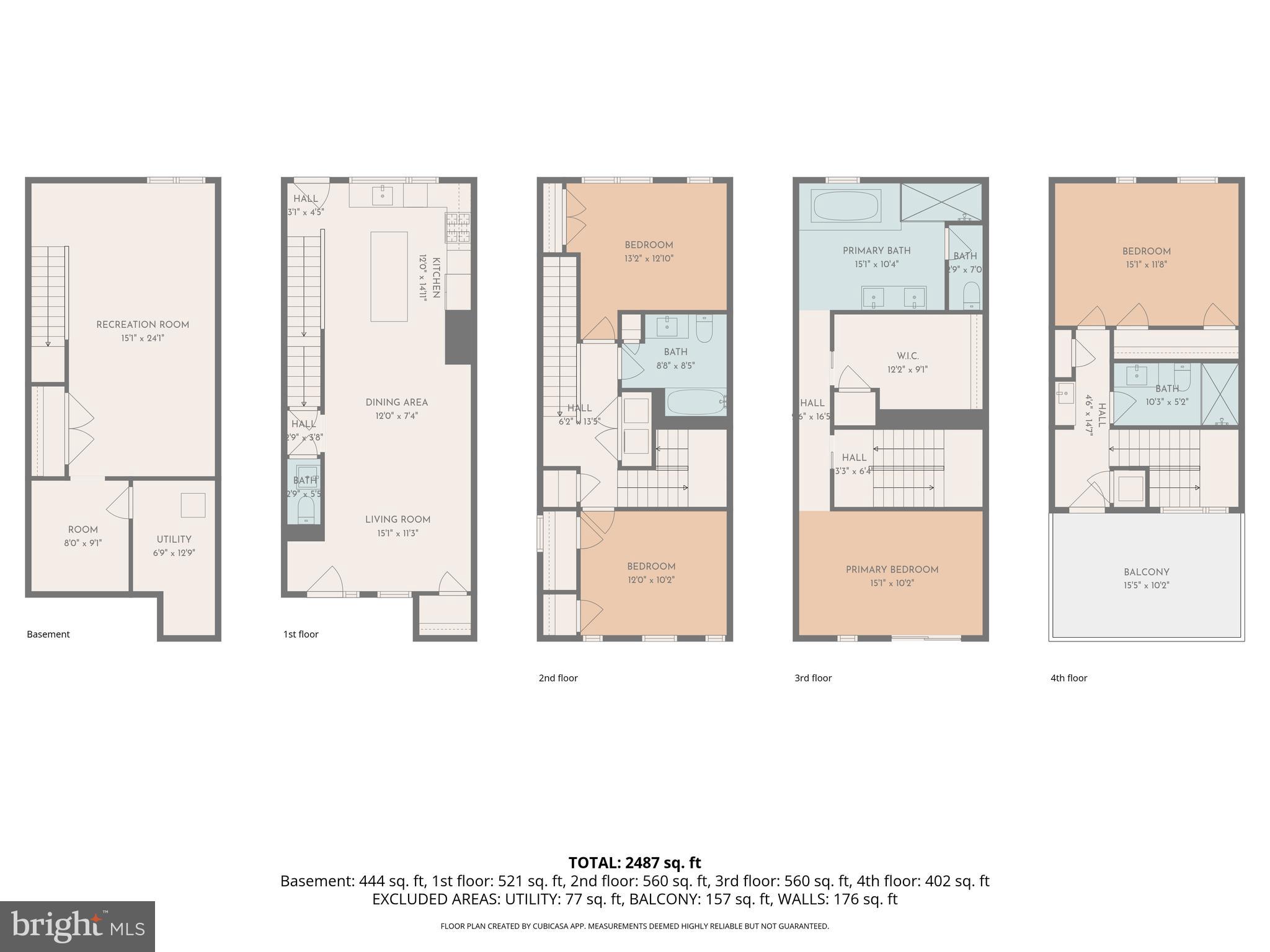 421 Wallace Street Philadelphia, PA 19123 - Photo 36 of 41 421 Wallace St Floor Plan
