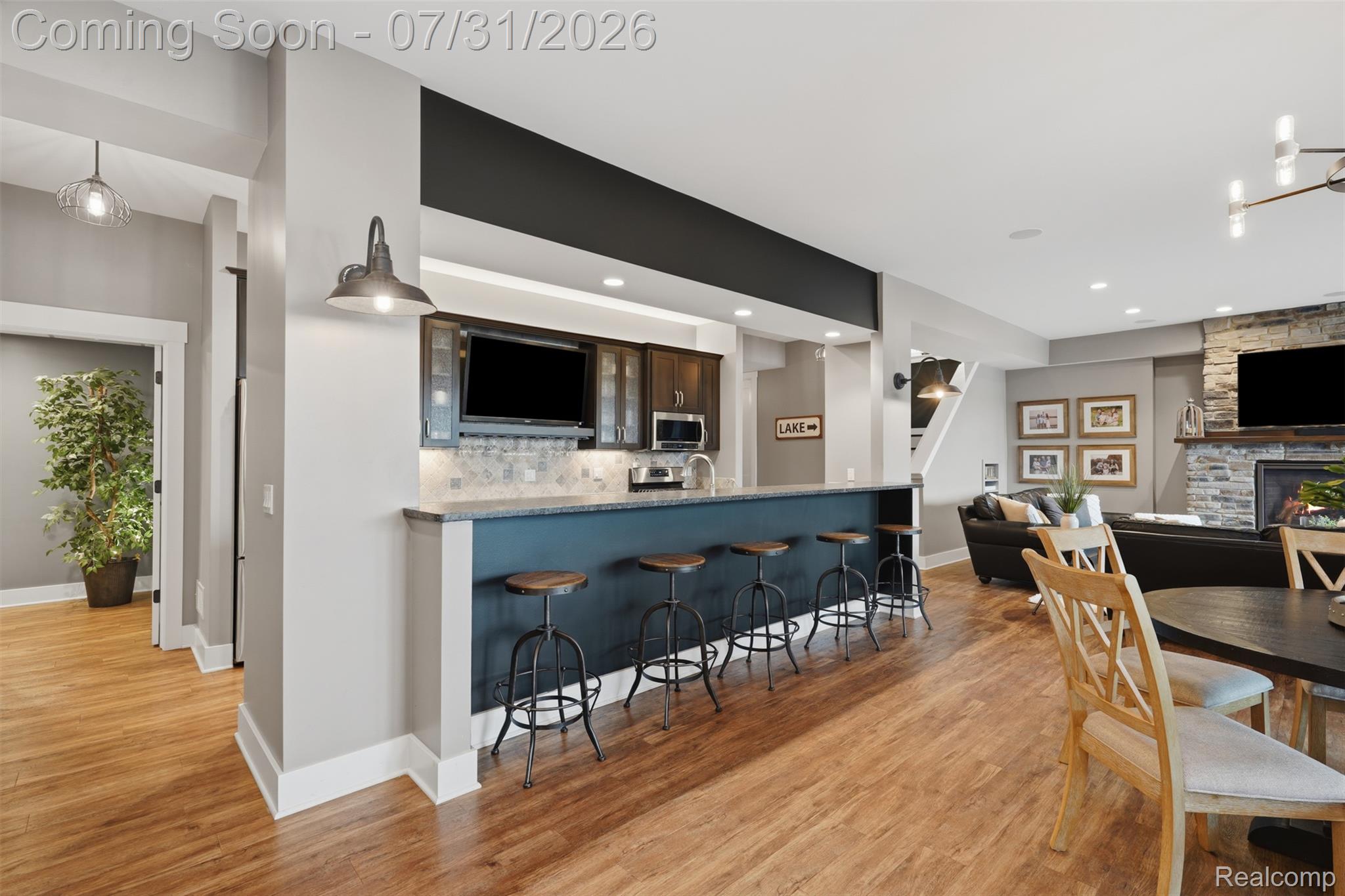 8303 Hilton Road Brighton, MI 48114 - Photo 50 of 72 bar area in lower level