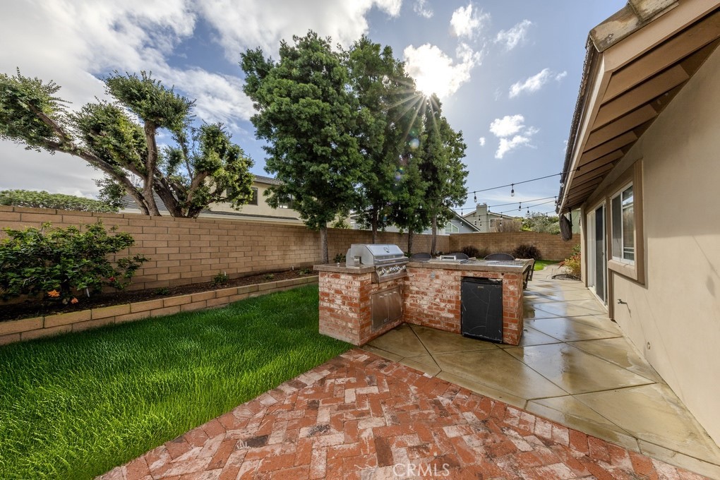 19542 Drybrook Lane Huntington Beach, CA 92646 - Photo 43 of 55 Backyard with Built-in BBQ