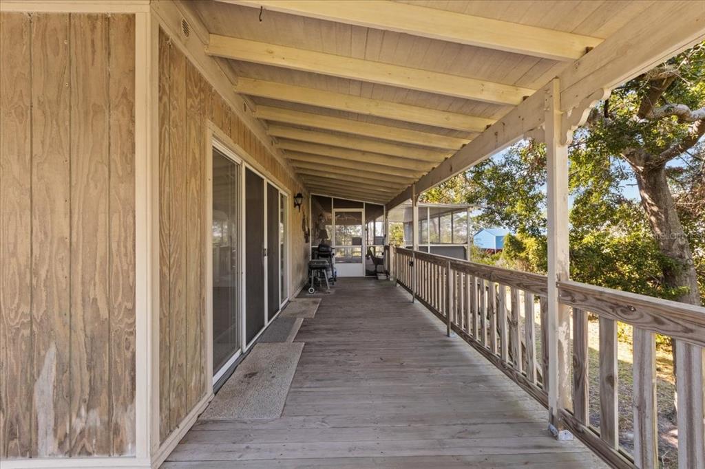 16791 Sandra Street Cedar Key, FL 32625 - Photo 34 of 50 a view of a porch