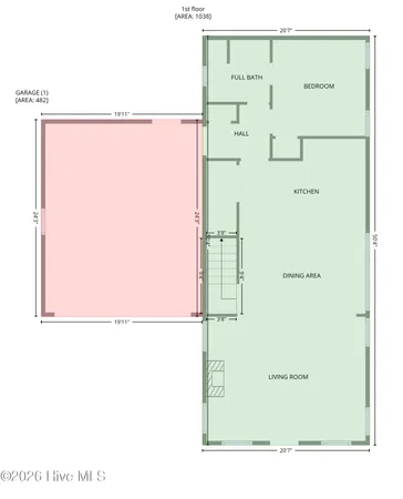 $538,500 | 807 Dan Owen Drive, Hampstead, NC 28443