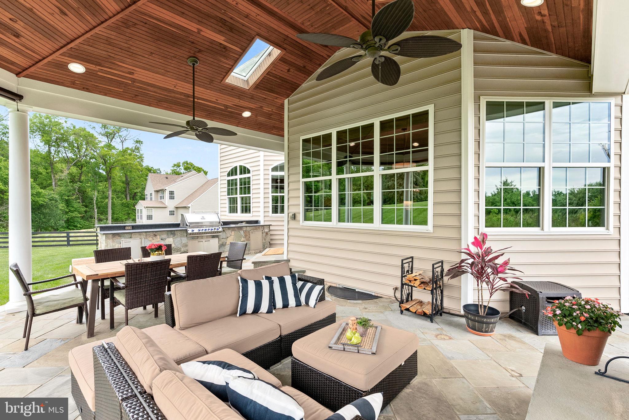 22415 Conservancy Drive Ashburn, VA 20148 - Photo 57 of 70 Outdoor Kitchen with Natural Gas Grill