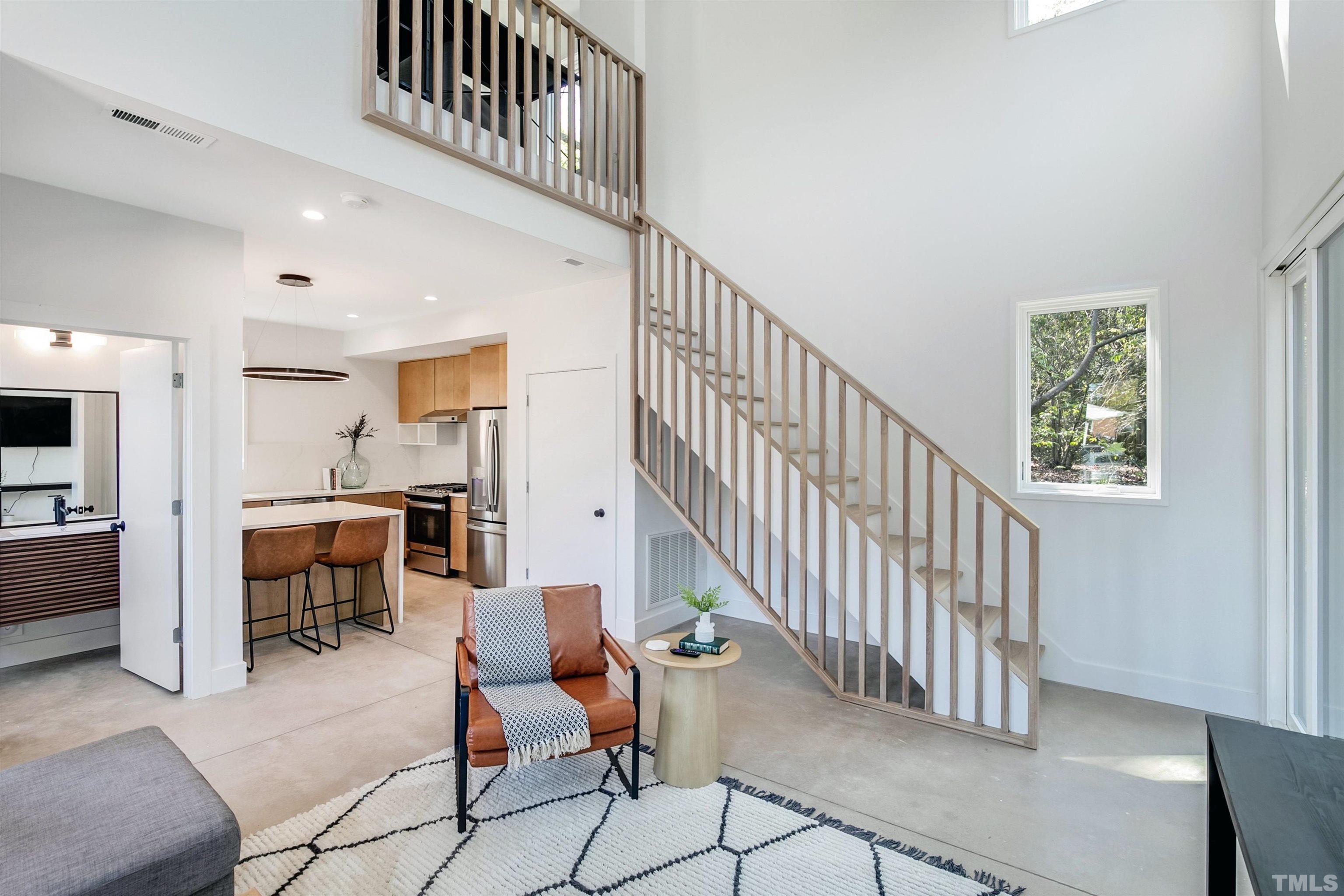 2159 Mayview Road, Unit B Raleigh, NC 27607 - Photo 15 of 29 a view of a hallway with seating area