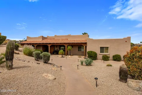 a view of a house with a outdoor space