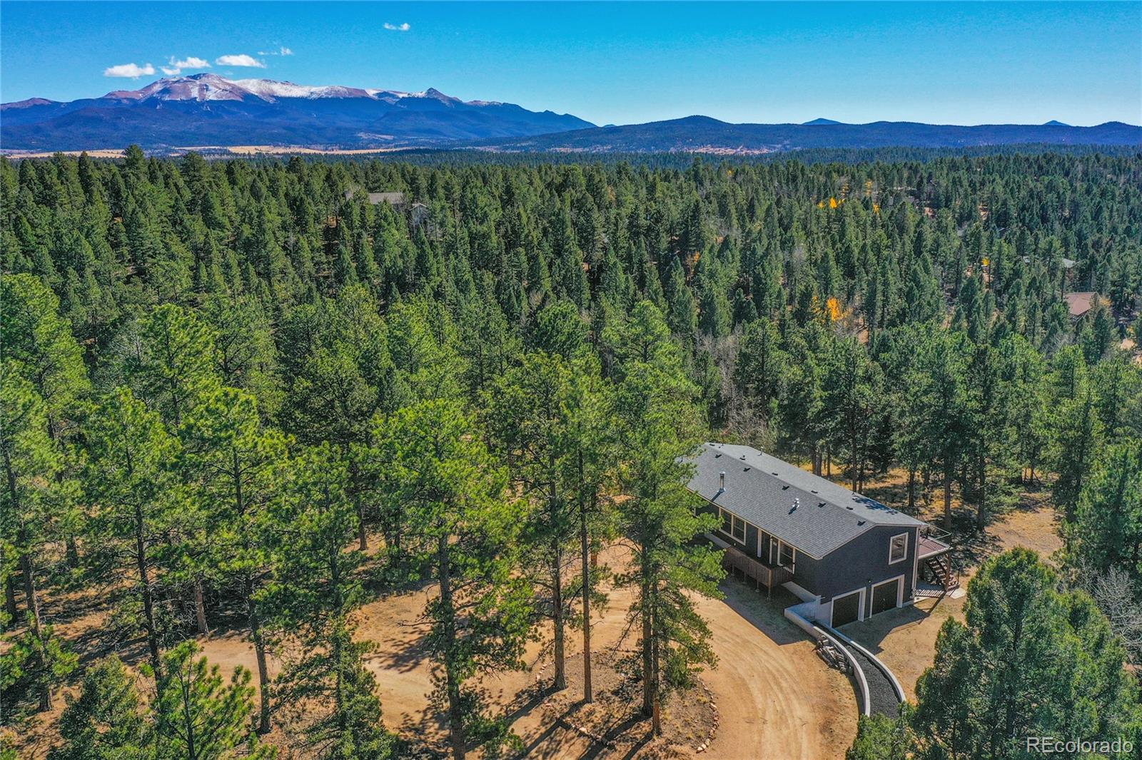 944 County Road 512 Divide, CO 80814 - Photo 17 of 49 a view of a lush green hillside and a houses
