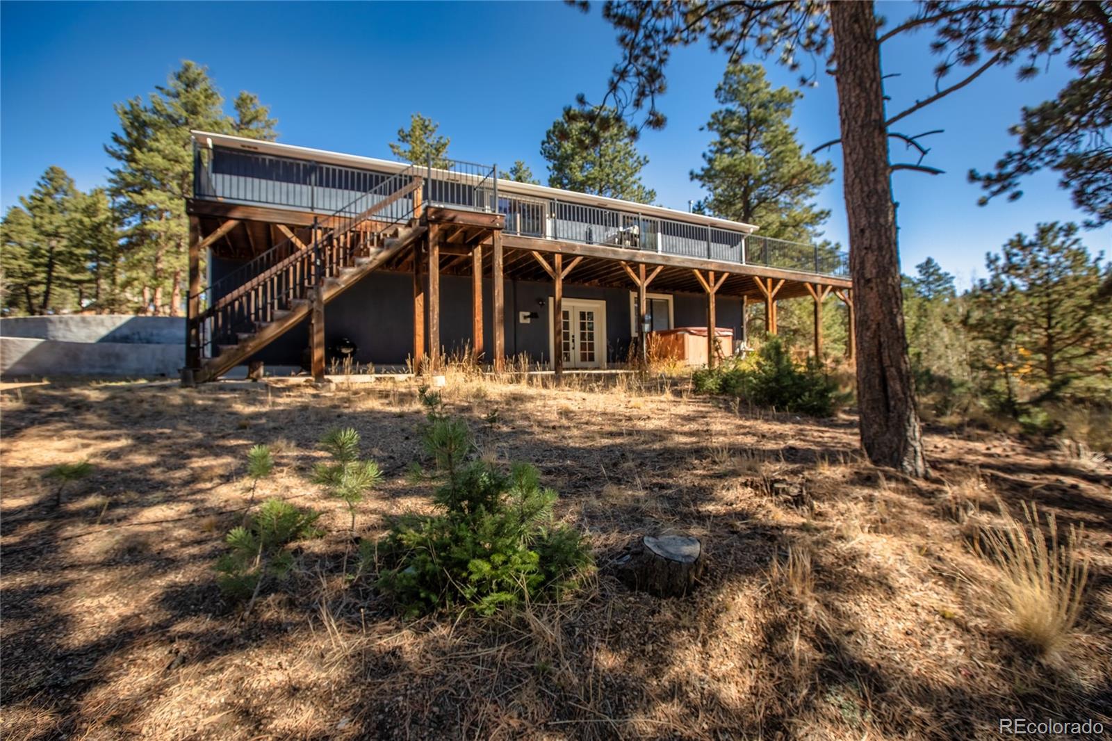 944 County Road 512 Divide, CO 80814 - Photo 19 of 49 front view of a house with a yard