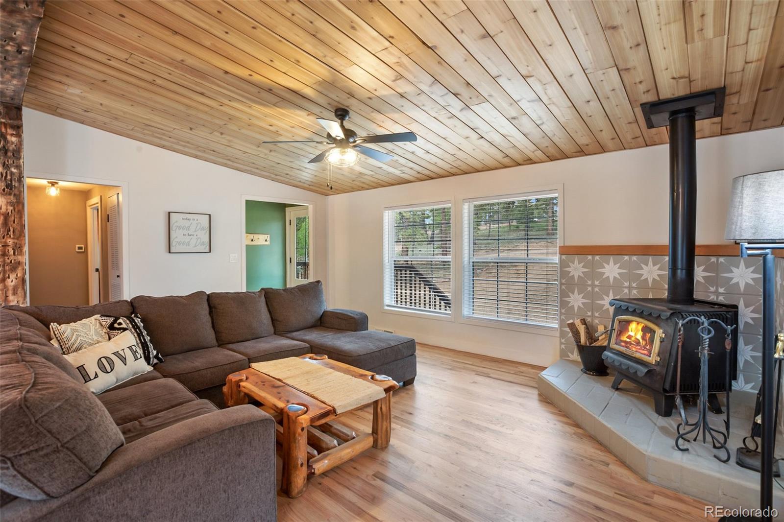 944 County Road 512 Divide, CO 80814 - Photo 4 of 49 a living room with furniture and a fireplace