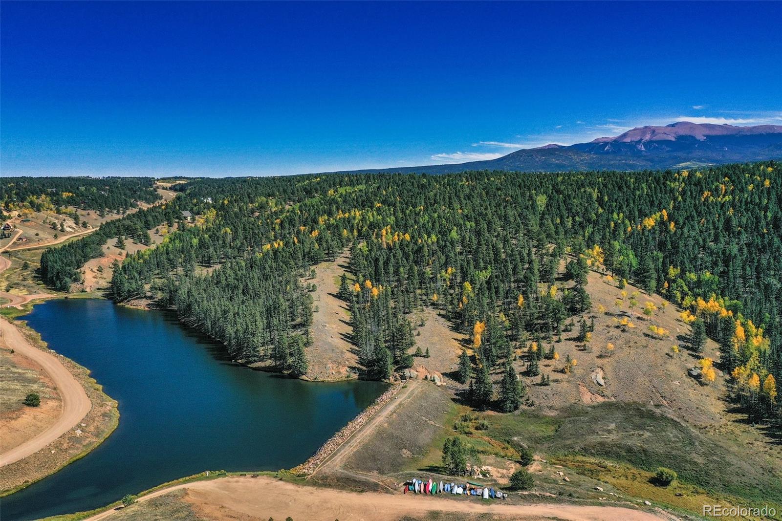 944 County Road 512 Divide, CO 80814 - Photo 49 of 49 a view of a lake with a mountain in the background