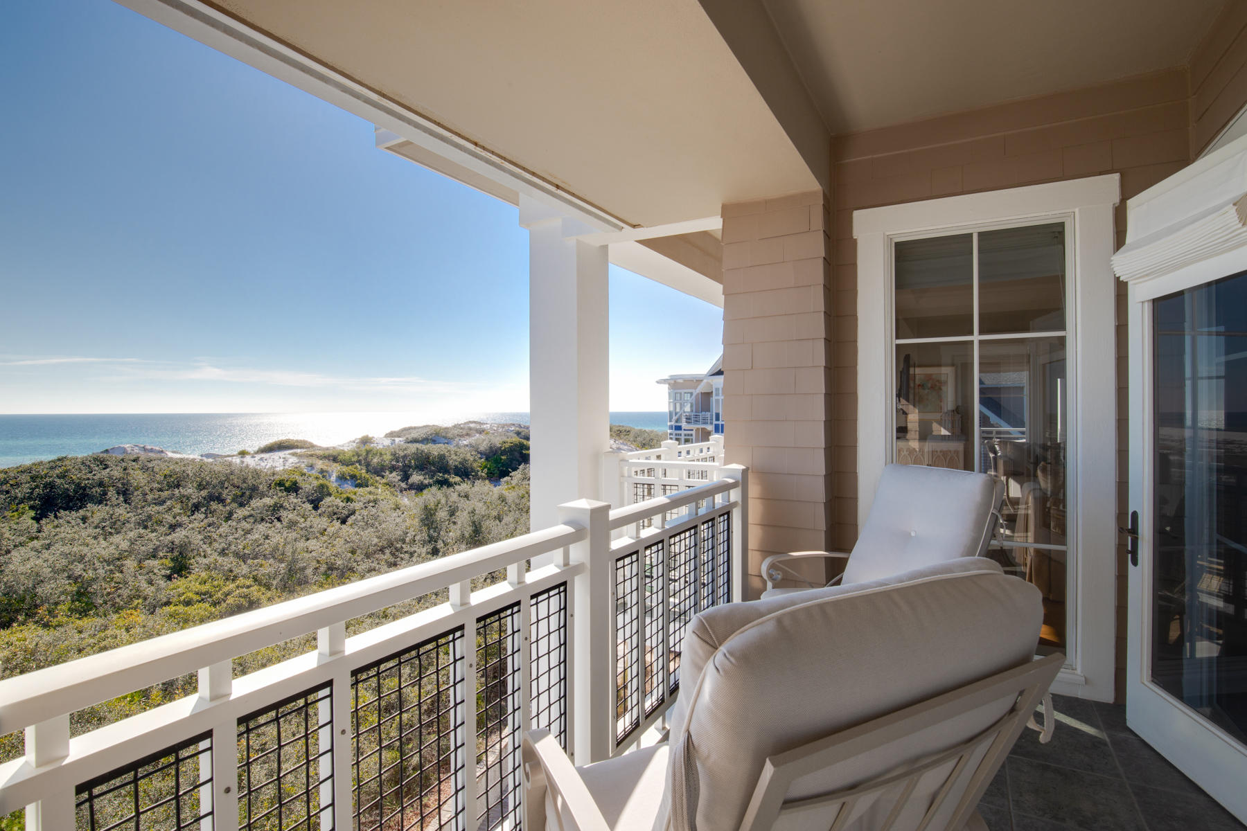 37 Compass Point, Unit 425 Watersound, FL 32461 - Photo 16 of 17 a view of a chair and table in the balcony