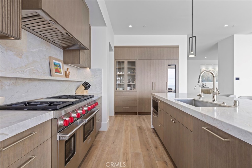 1 Beach View Avenue Dana Point, CA 92629 - Photo 9 of 42 a kitchen with stainless steel appliances a sink dishwasher stove and oven
