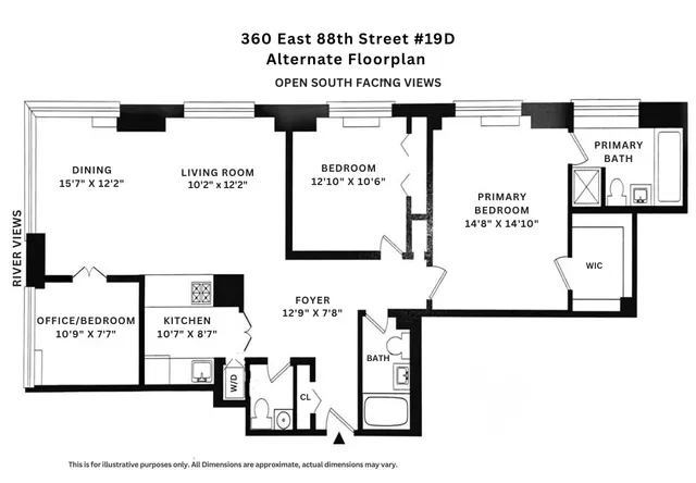 $2,025,000 | 360 East 88th Street, Unit 19D | Upper East Side
