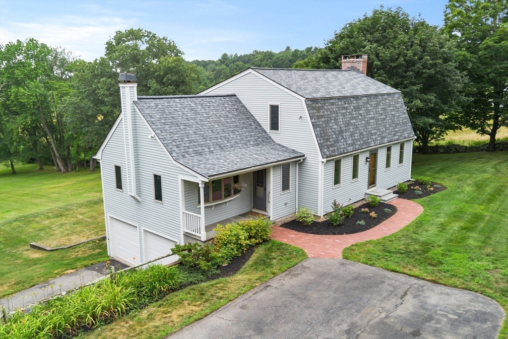 444 Middle Road Boxborough, MA 01719 - Photo 33 of 42 a aerial view of a house next to a yard