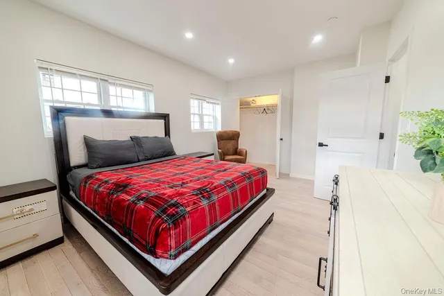 a room with furniture and windows