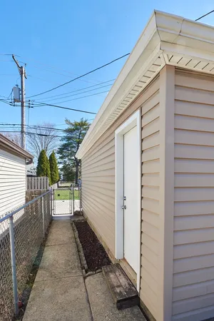a view of a house with a garage