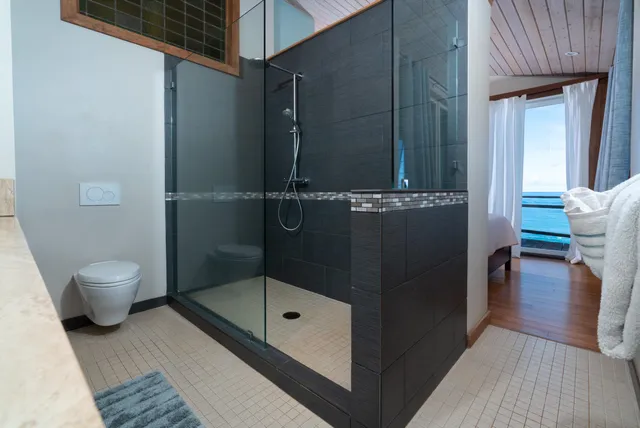 a room with stairs and wooden floor