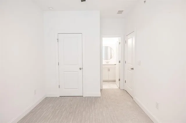 a view of an empty room