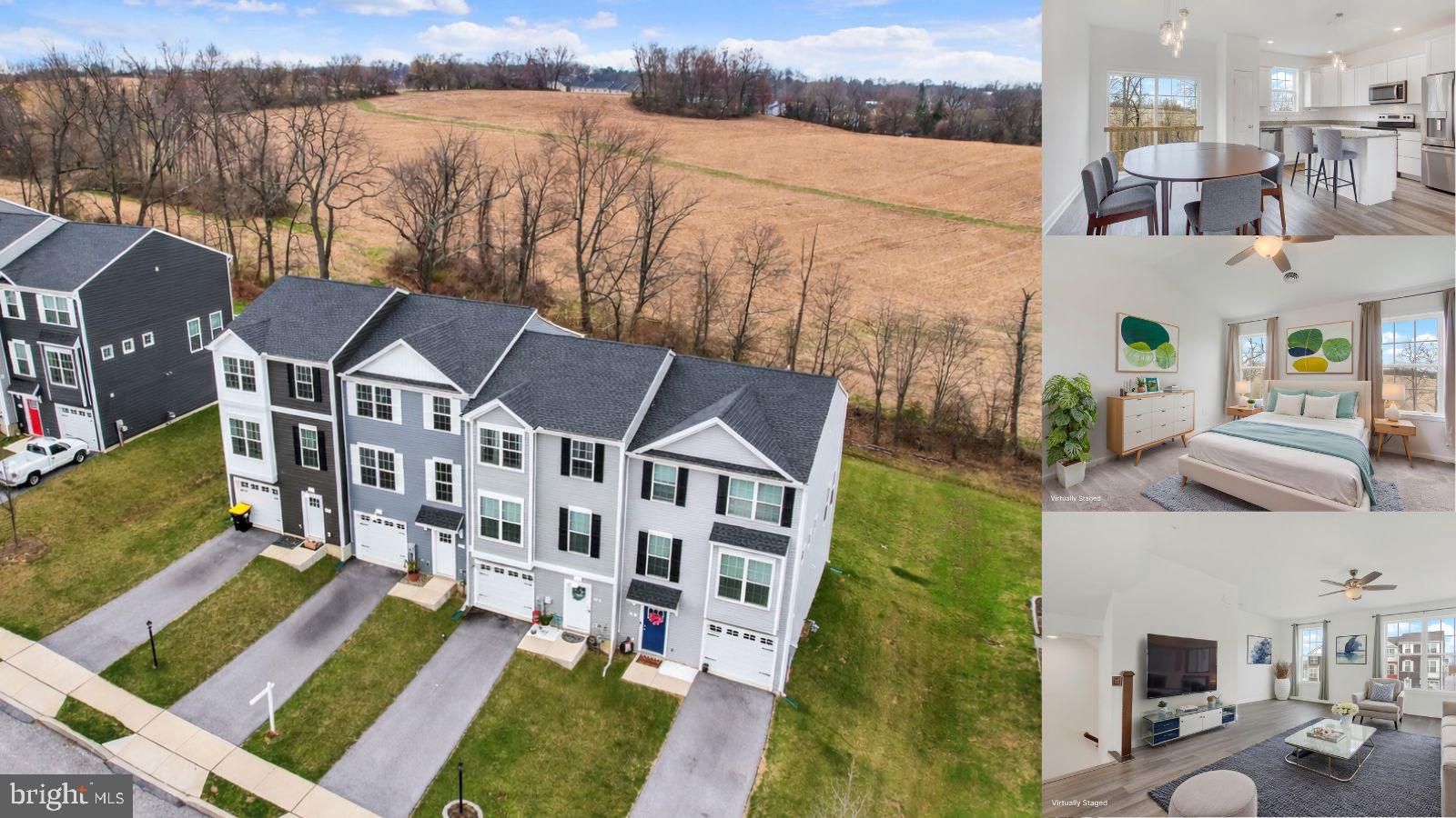 Charming townhomes with scenic views.
