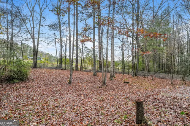 a view of outdoor space with trees
