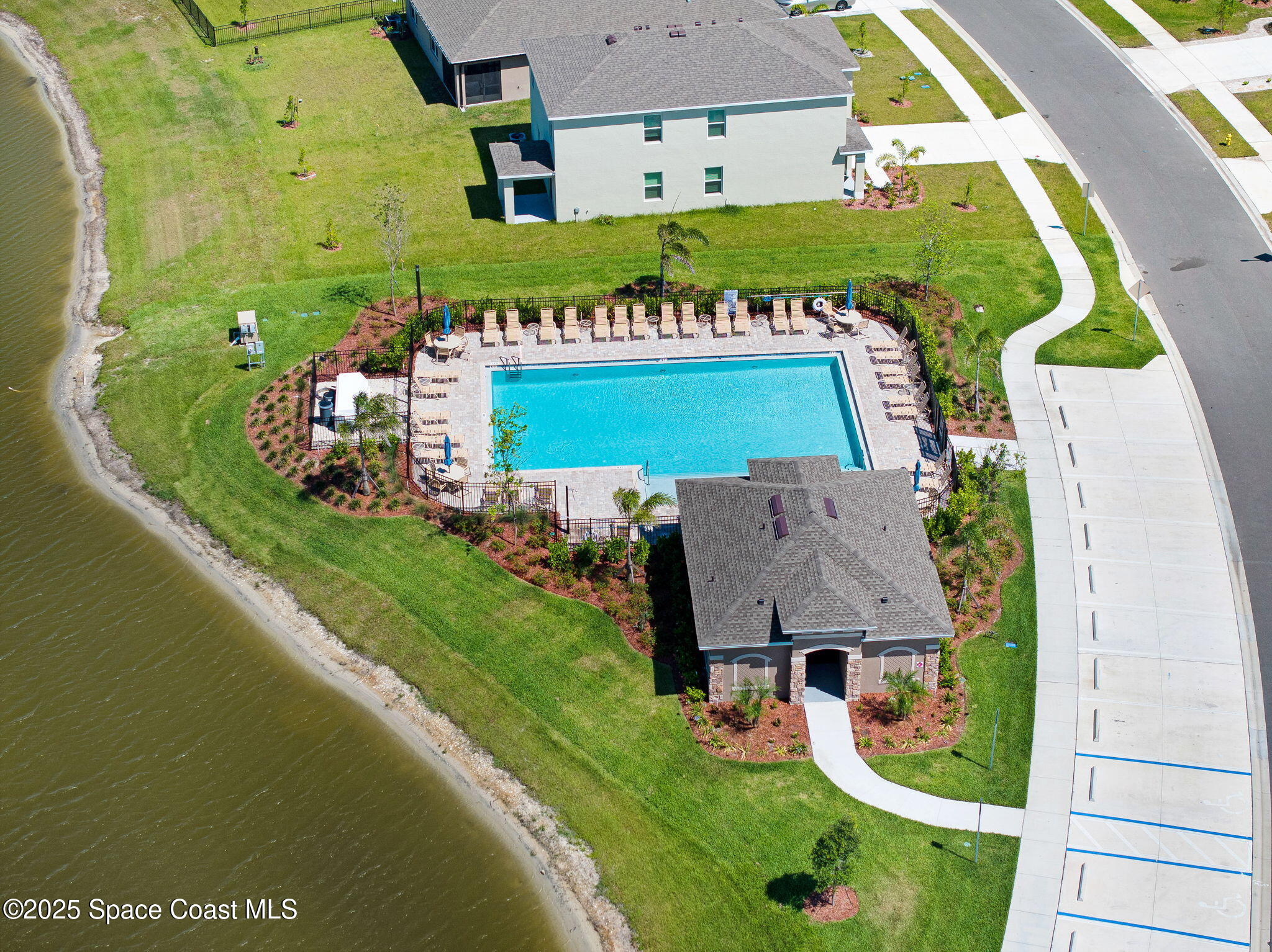 1217 Casey Avenue Rockledge, FL 32955 - Photo 46 of 49 an aerial view of a house