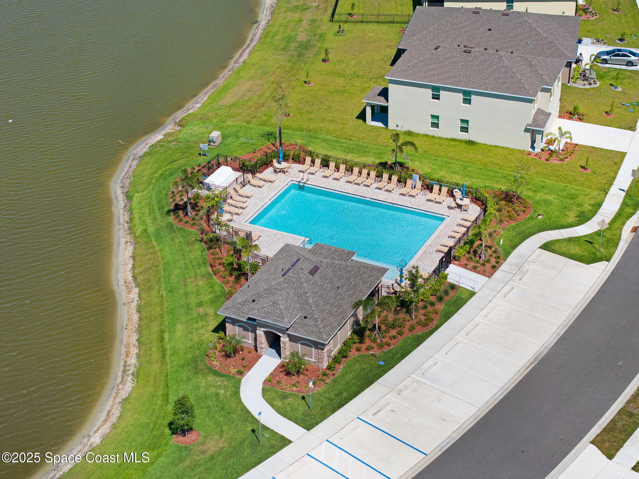 1217 Casey Avenue Rockledge, FL 32955 - Photo 47 of 49 an aerial view of a house