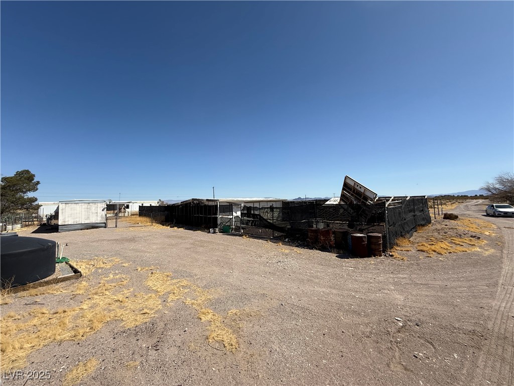 1054 Casada Road Amargosa Valley, NV 89020 - Photo 3 of 6 View of yard