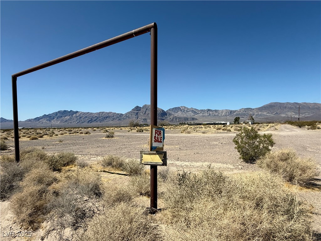 1054 Casada Road Amargosa Valley, NV 89020 - Photo 4 of 6 Property view of mountains featuring a rural view