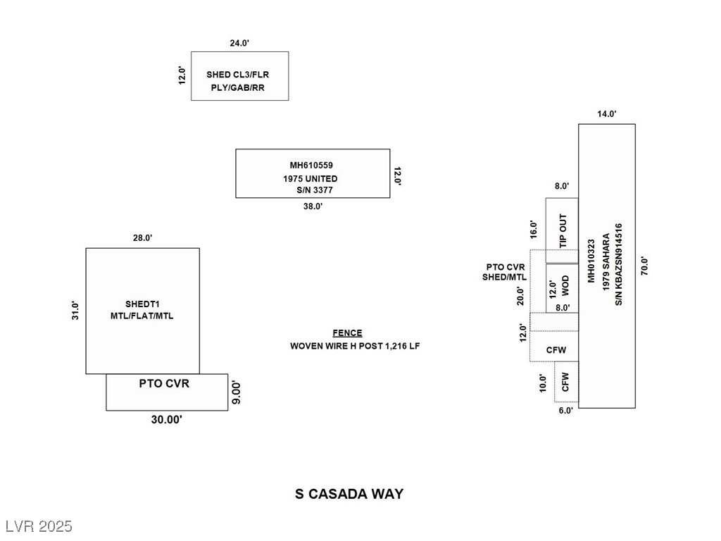 1054 Casada Road Amargosa Valley, NV 89020 - Photo 6 of 6 Plan