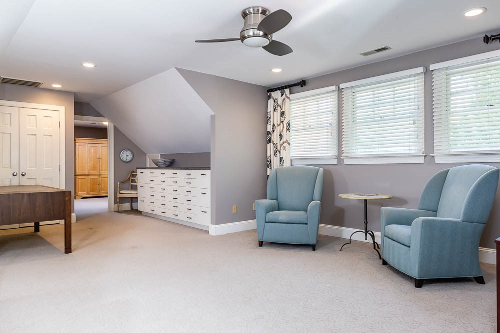 3000 Upland Circle Raleigh, NC 27607 - Photo 23 of 30 a living room with furniture and a ceiling fan
