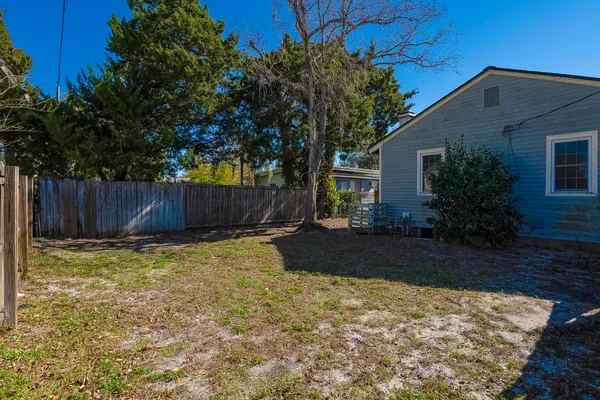 a backyard of a house