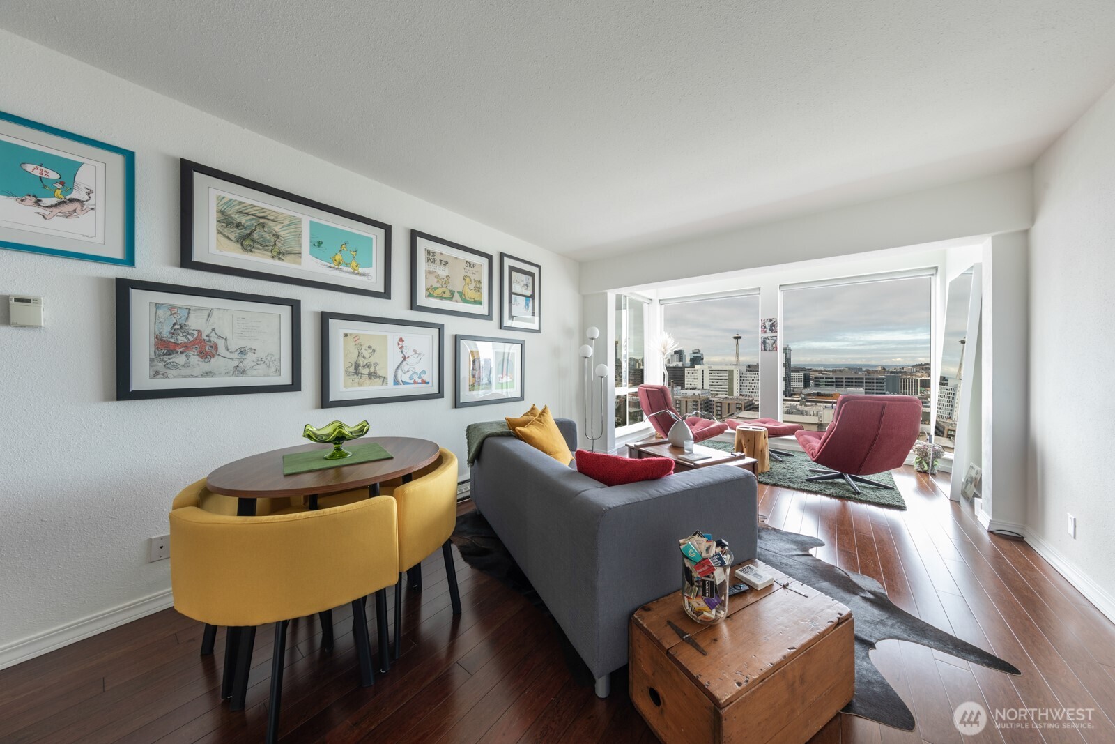 308 East Republican Street, Unit 508 Seattle, WA 98102 - Photo 5 of 27 a living room with furniture and a window