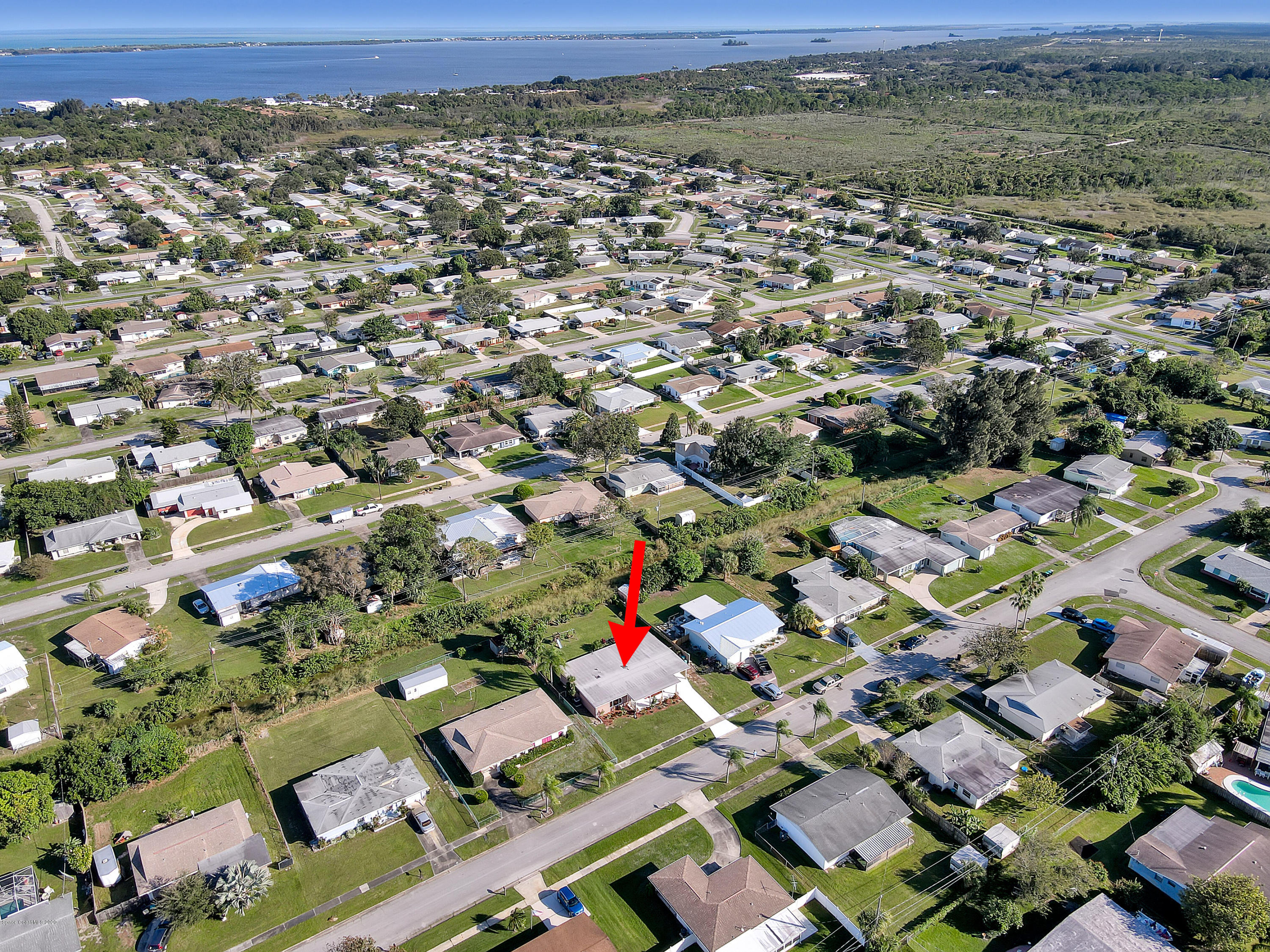 765 Angle Street Northeast Palm Bay, FL 32905 - Photo 36 of 42 Drone High