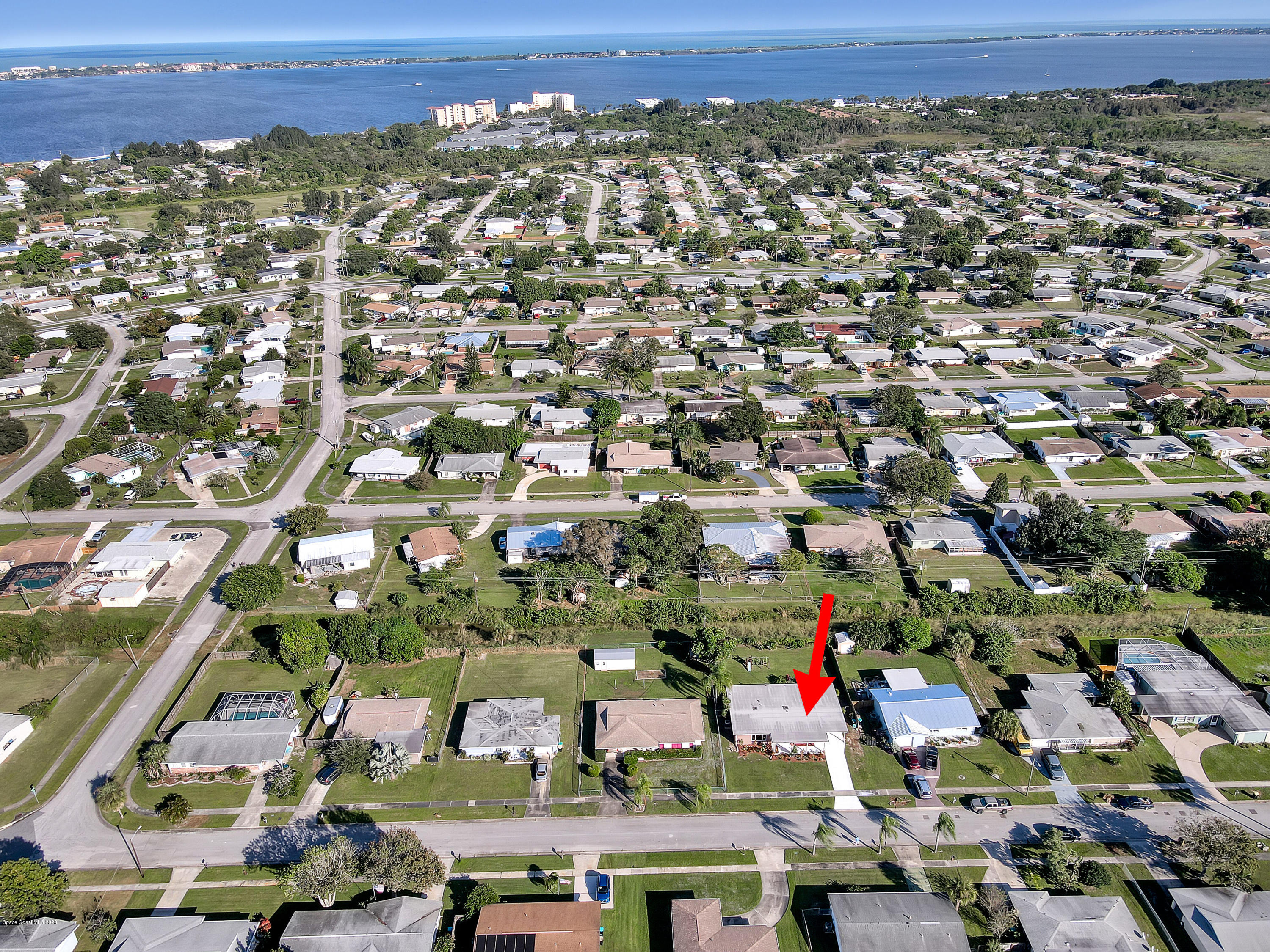765 Angle Street Northeast Palm Bay, FL 32905 - Photo 37 of 42 Drone Angle 2