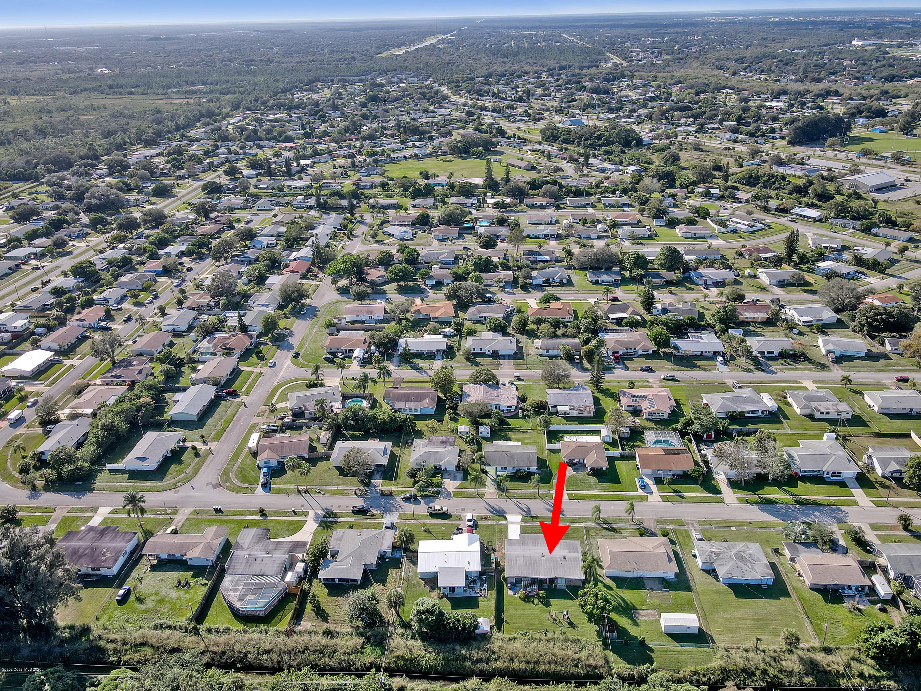 765 Angle Street Northeast Palm Bay, FL 32905 - Photo 39 of 42 Drone Angle 4