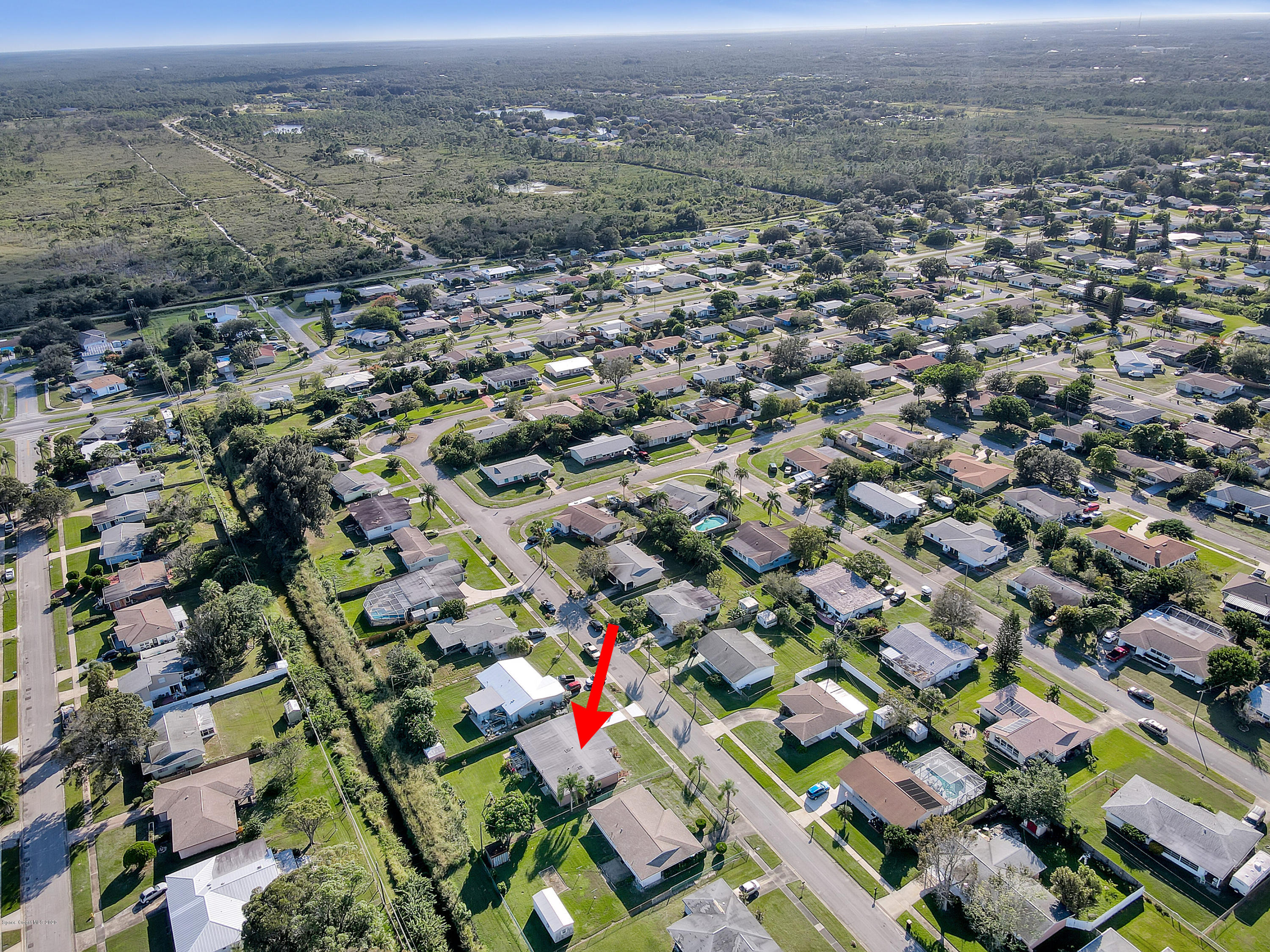 765 Angle Street Northeast Palm Bay, FL 32905 - Photo 40 of 42 Drone Angle 5
