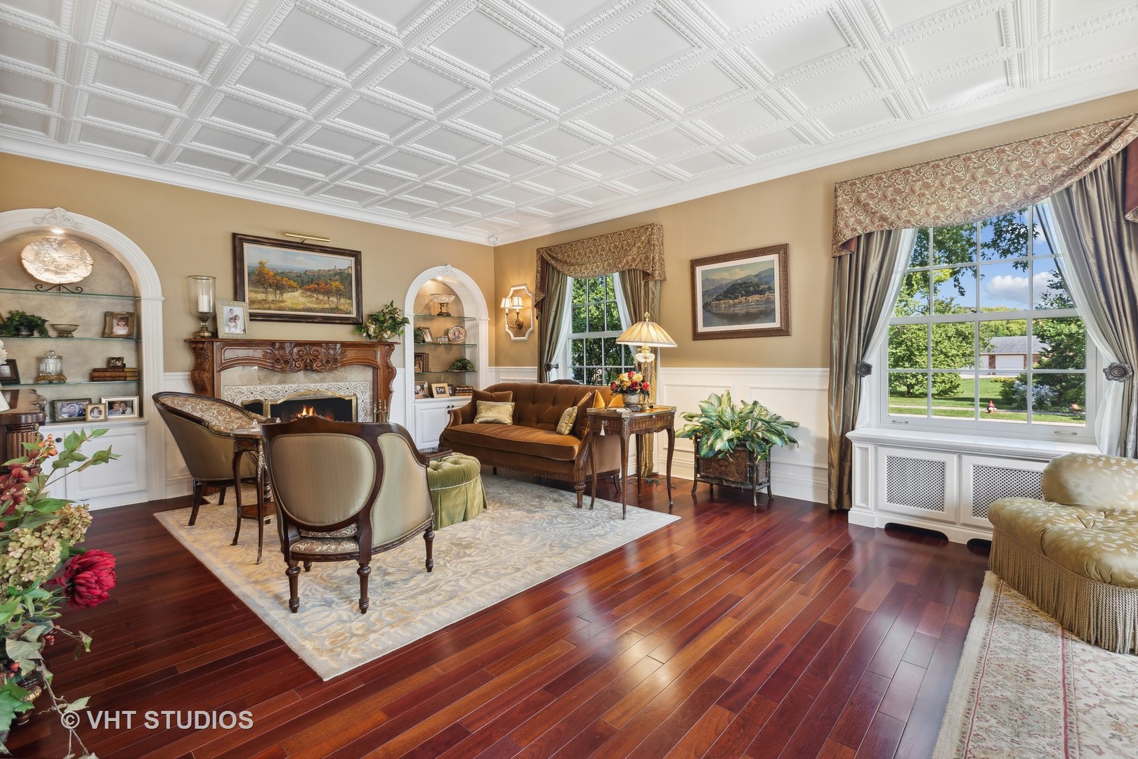 142 Akenside Road Riverside, IL 60546 - Photo 3 of 42 a living room with furniture and wooden floor