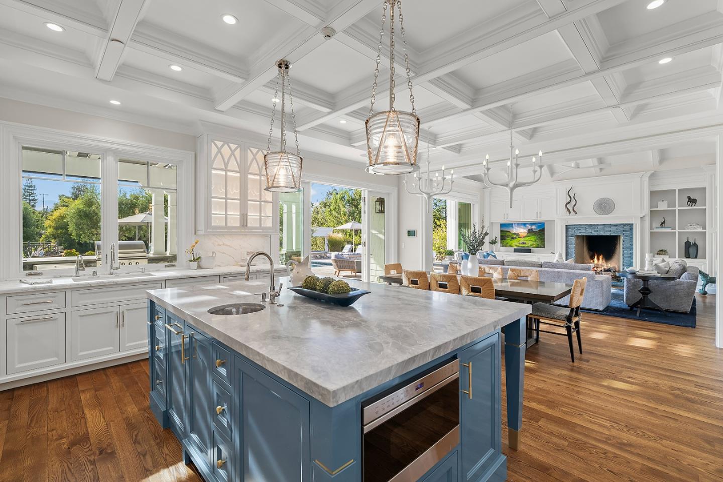 14966 Sobey Road Saratoga, CA 95070 - Photo 12 of 70 a kitchen with stainless steel appliances granite countertop stove top oven and refrigerator