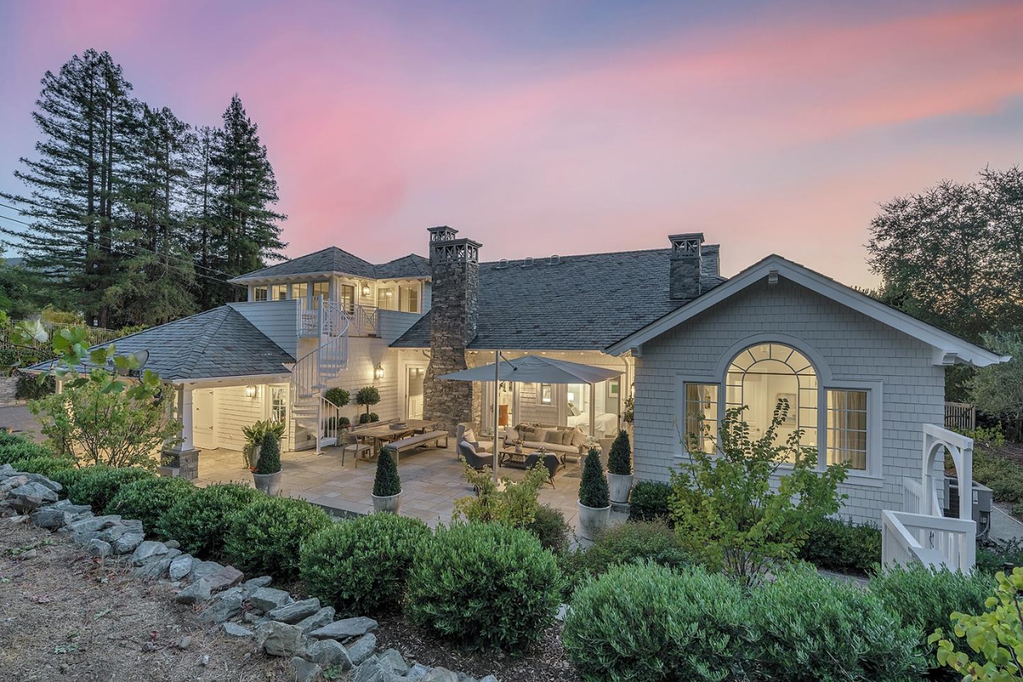14966 Sobey Road Saratoga, CA 95070 - Photo 50 of 70 a front view of a house with garden