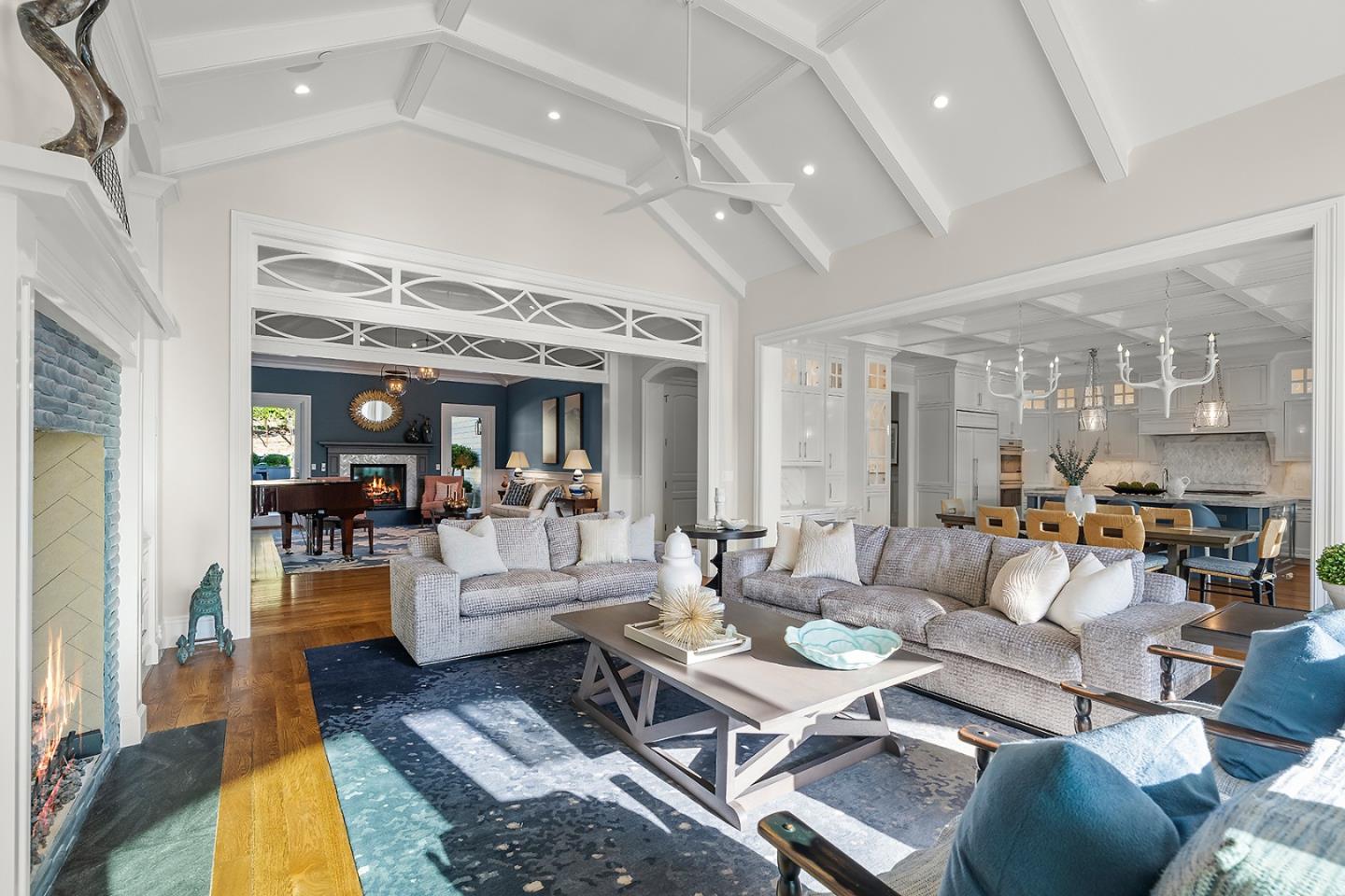 14966 Sobey Road Saratoga, CA 95070 - Photo 10 of 70 a living room with furniture and a chandelier