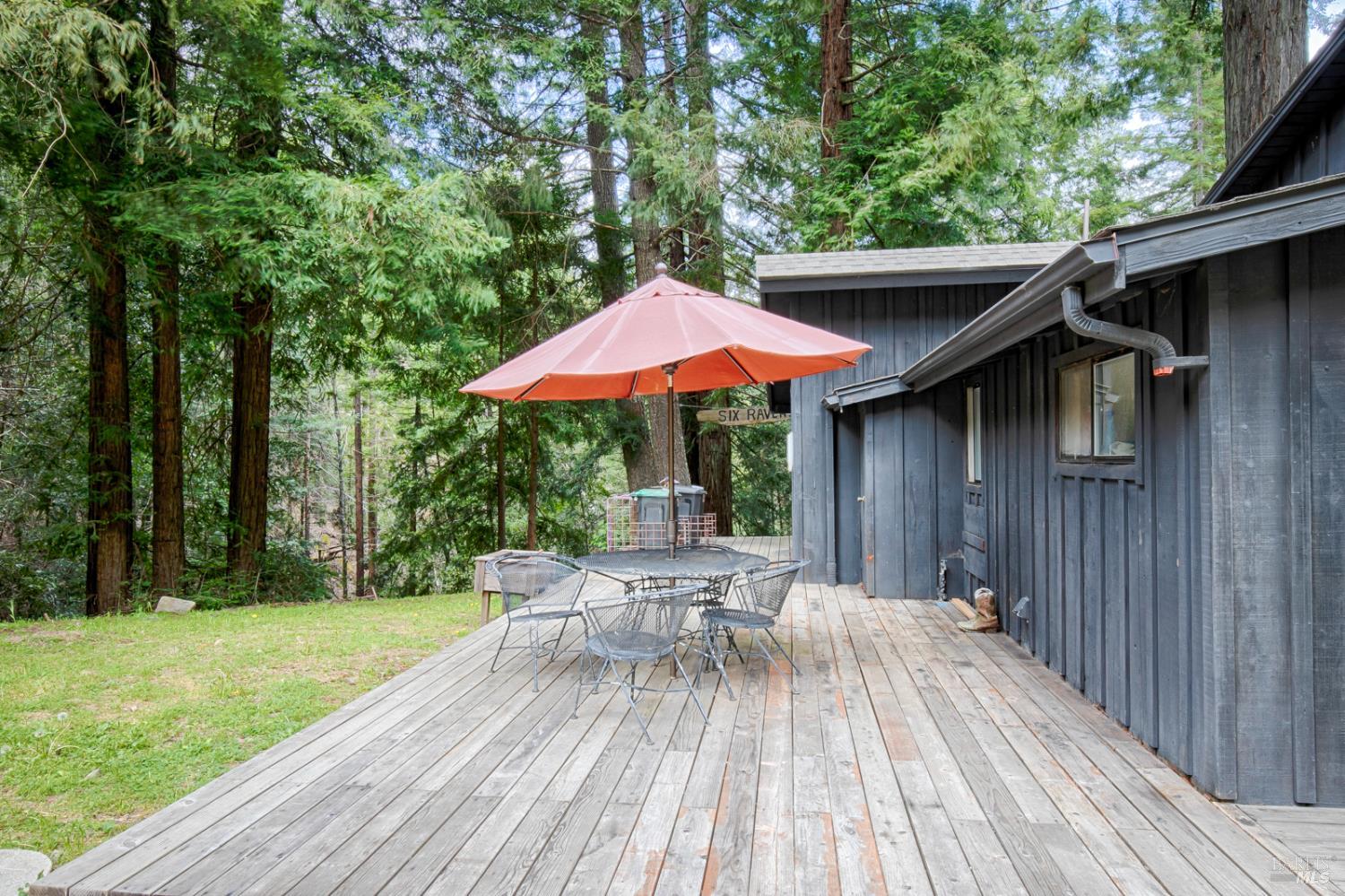 19500 Mountain View Road Boonville, CA 95415 - Photo 58 of 67 a view of backyard with a patio and deck
