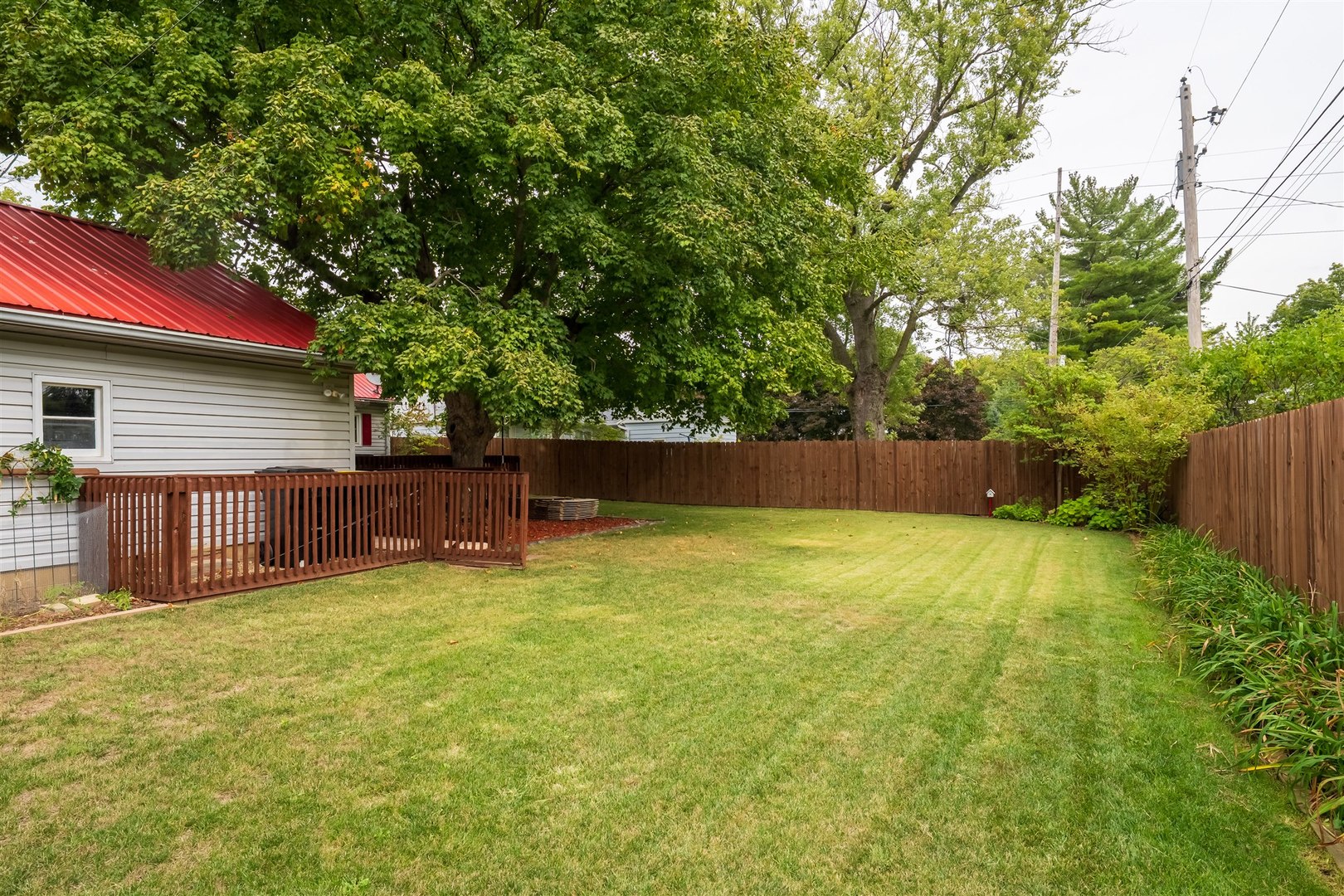 1103 Morgan Street Normal, IL 61761 - Photo 29 of 35 a view of a backyard with a small cabin