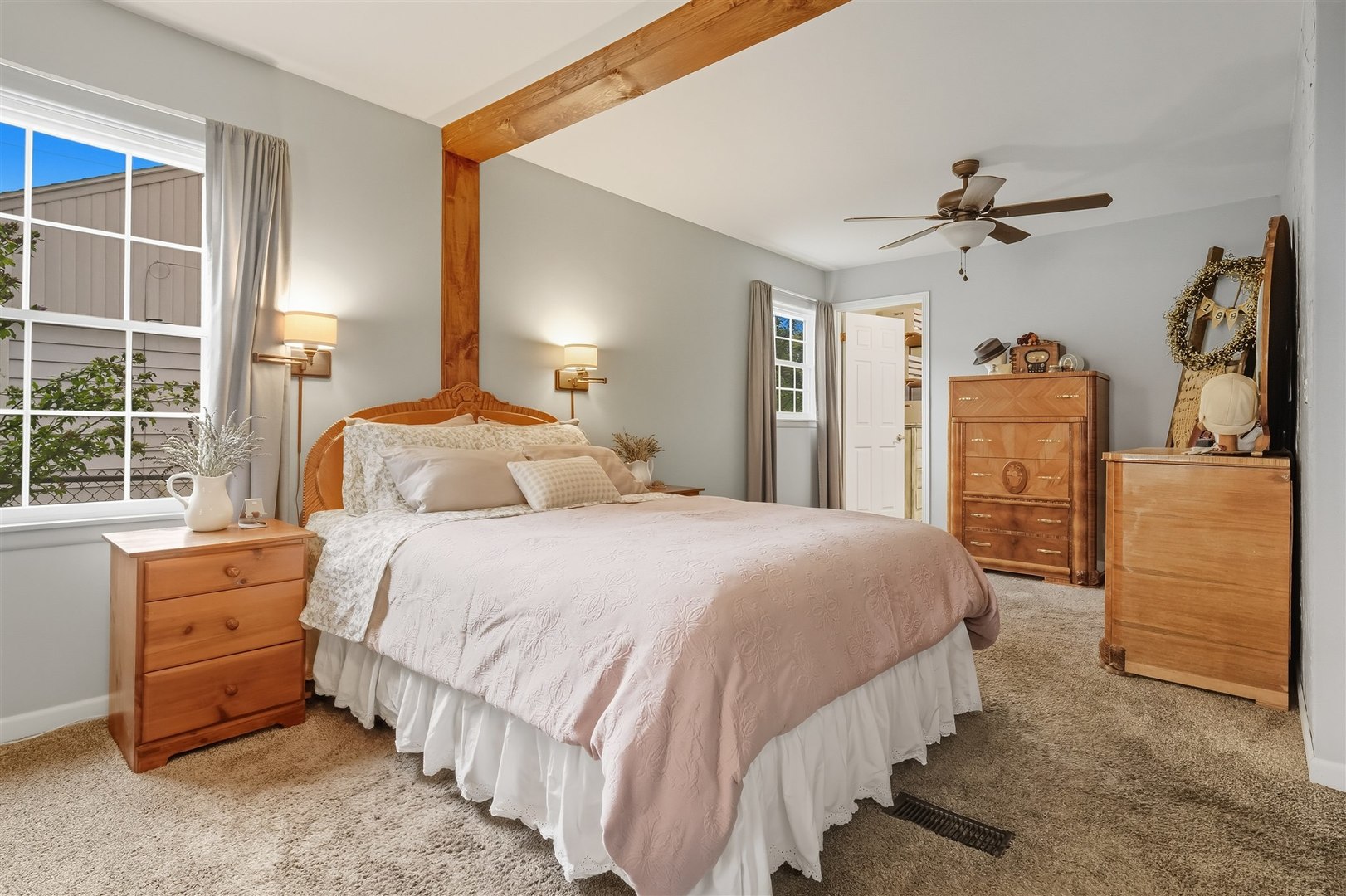 1103 Morgan Street Normal, IL 61761 - Photo 7 of 35 a bedroom with a bed and a dresser