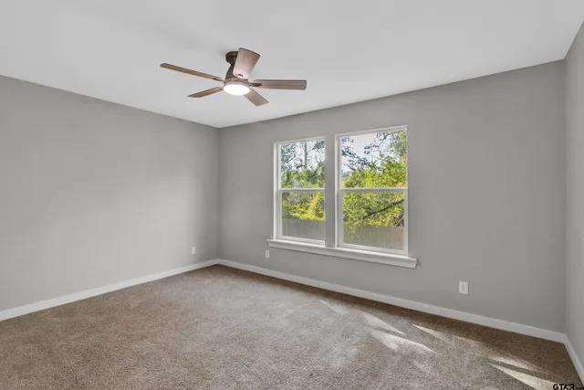 a house view with a garden space