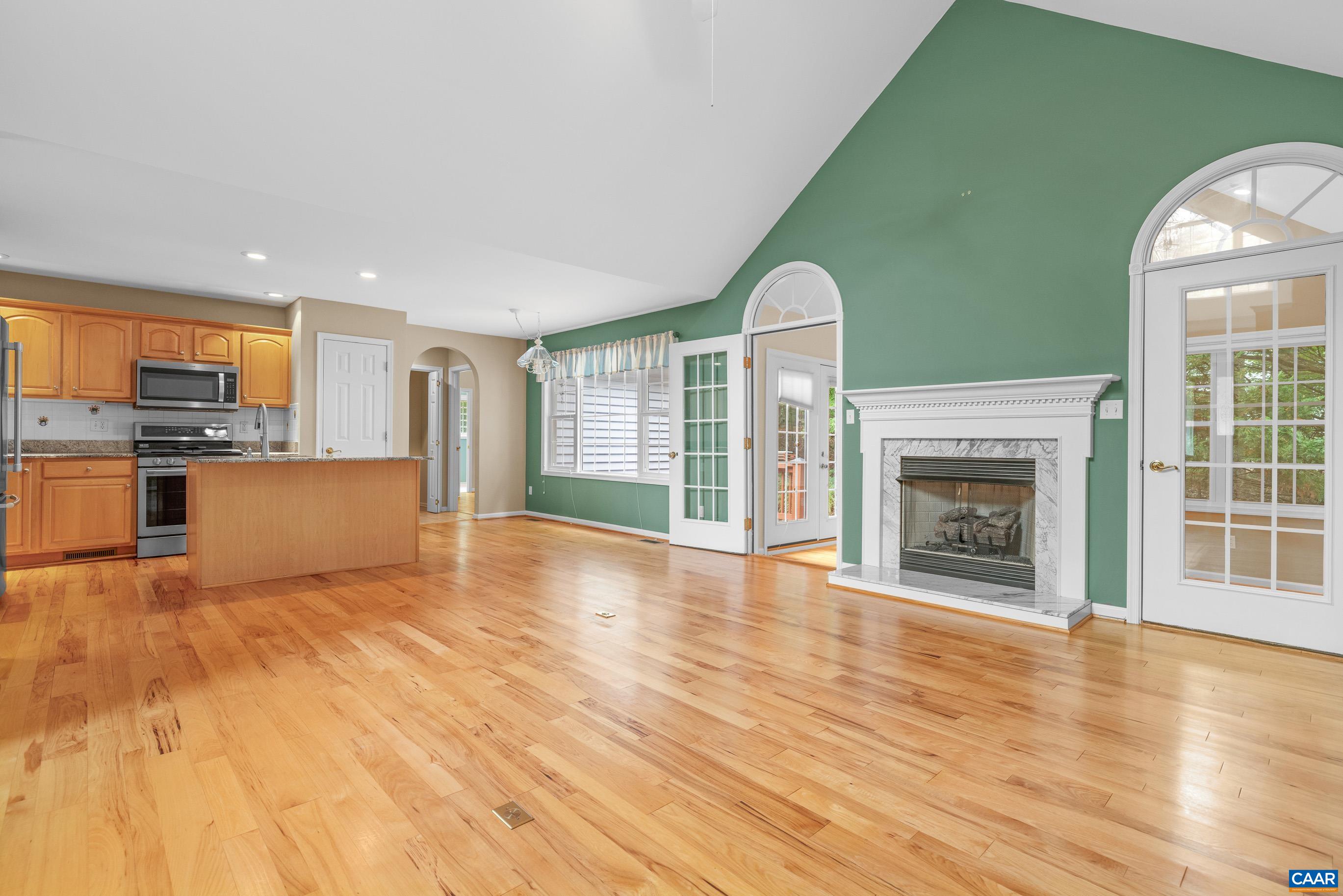 34 Zephyr Road Palmyra, VA 22963 - Photo 16 of 38 a view of empty room with wooden floor and fireplace