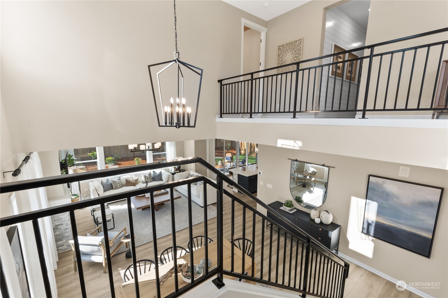 4461 Wandering Way, Unit 58 Port Orchard, WA 98367 - Photo 14 of 26 a view of staircase with railing and a rug