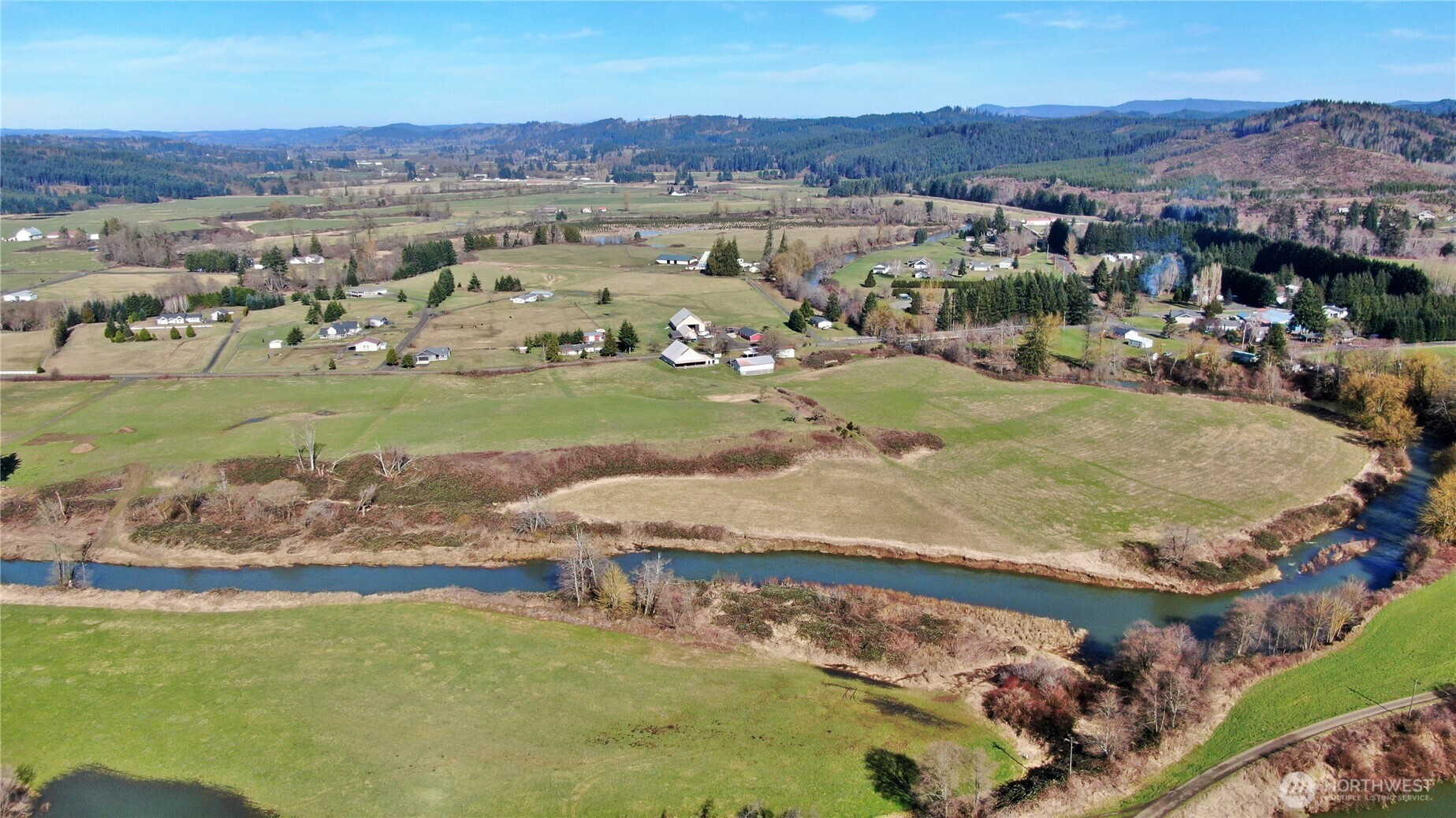 X1 Oxbow Road Raymond, WA 98577 - Photo 5 of 27 an aerial view of residential houses with outdoor space