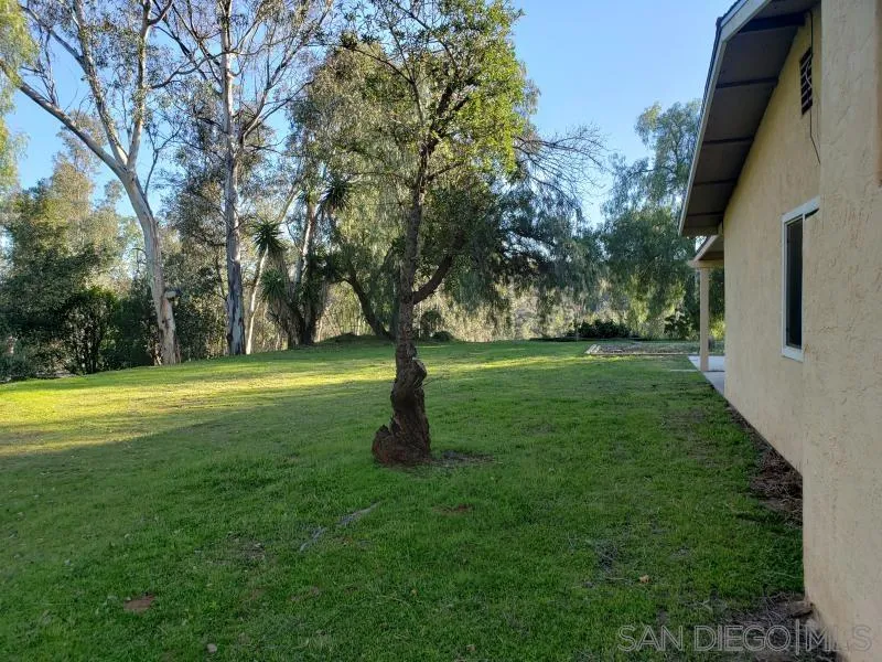 13425 Hilldale Road Valley Center, CA 92082 - Photo 3 of 13 a view of a backyard with large trees